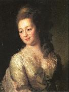 Portrait of Maria Dyakova Levitsky, Dmitry